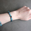 Bracelet – Apatite bleue / Iolite / Prehnite