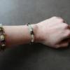 Bracelet – Fluorite / Quartz fumé / Jade citron