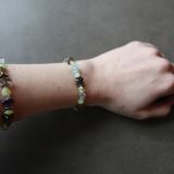 Bracelet – Fluorite / Quartz fumé / Jade citron