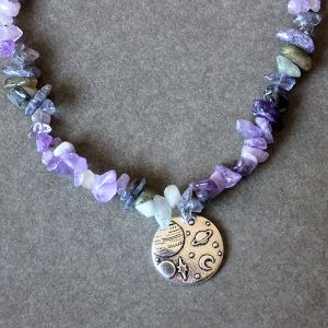 Collier – Améthyste / Labradorite / Iolite
