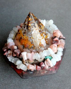 Bracelet – Pierre de lune / Pierre de soleil / Rhodonite