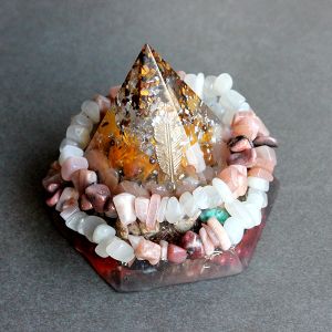 Bracelet – Pierre de lune / Pierre de soleil / Rhodonite