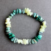 Bracelet – Jade citron / Malachite / Turquoise africaine (jaspe)