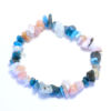 Bracelet – Opale rose / Apatite bleue / Prehnite
