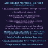 Abonnements mensuels à la page Patreon