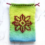 Pochette en tricot pour tarot/oracle #28