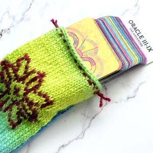 Pochette en tricot pour tarot/oracle #28